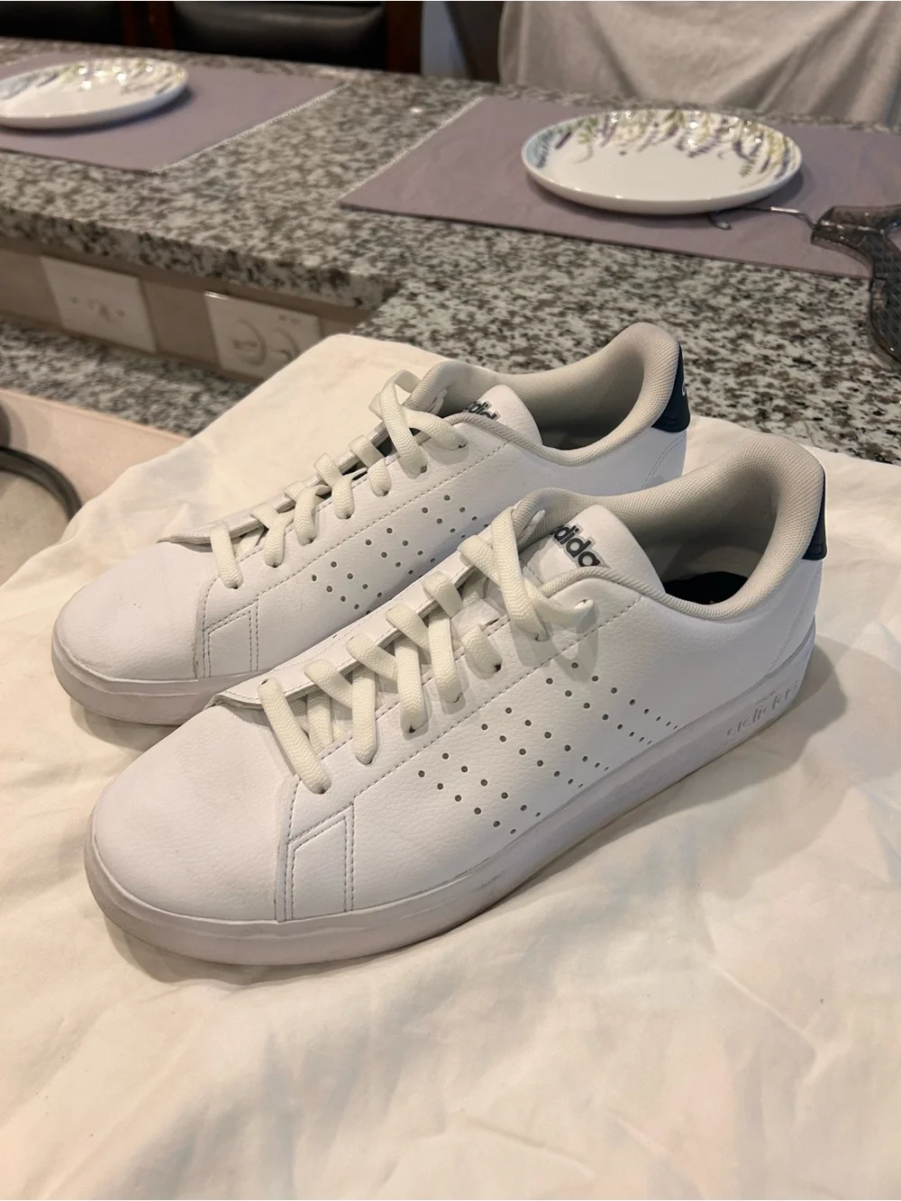adidas clean white